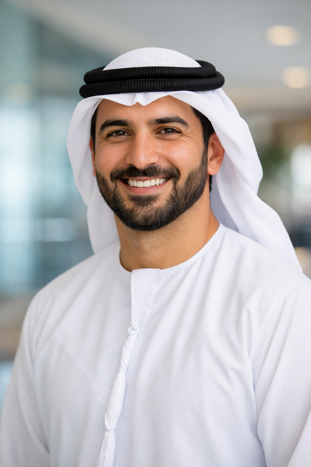 emirati man in traditional attire